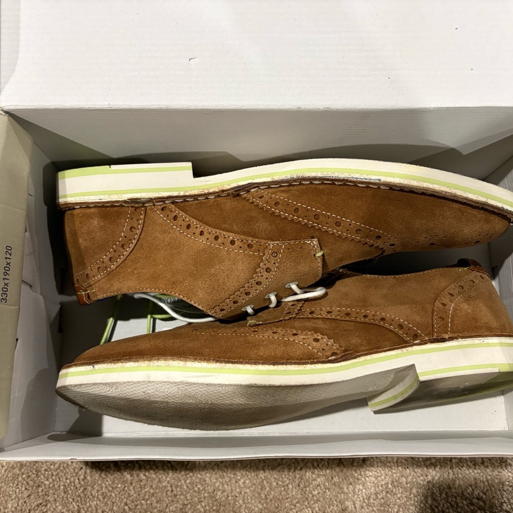 Men's Ted Baker Jamfro 3 Brown Suede Oxford Shoes